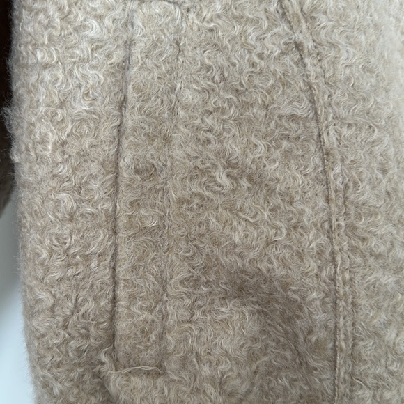 Zara Oversized Boucle Bomber Jacket - Picture 3 of 5